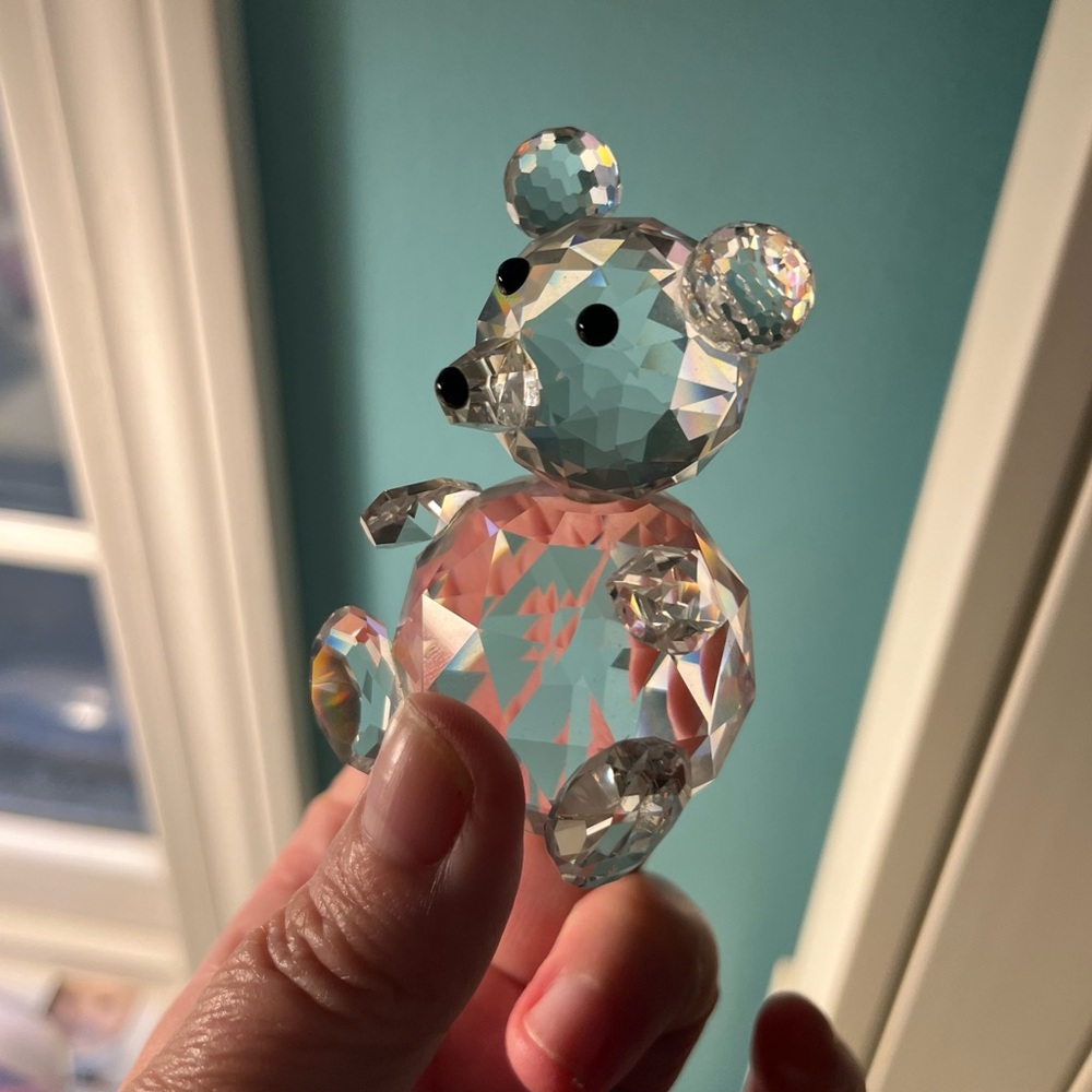 Swarovski Retired Crystal Teddy Bear 3”H x 2”W (Larger Size) - Picture 9 of 9